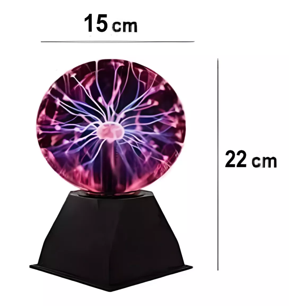 Lámpara magica Plasma Efecto Tesla