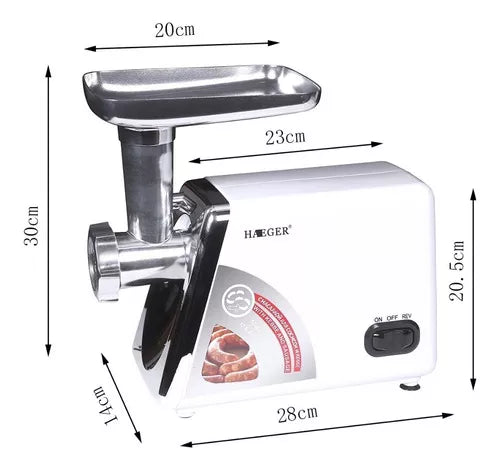 Moledora de Carne Eléctrica 2500w