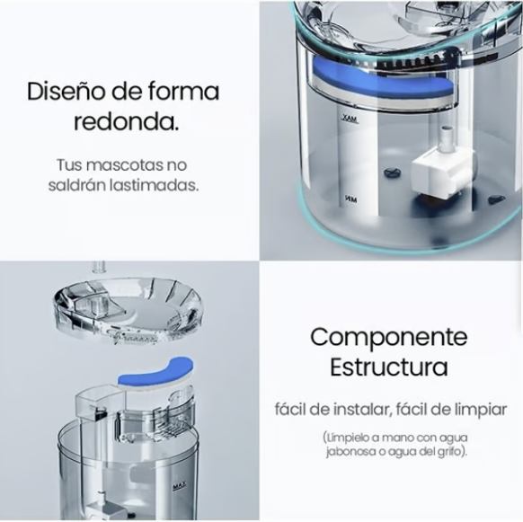 bebedero de agua automático para mascotas