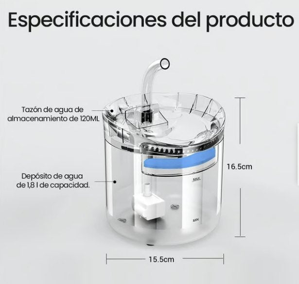 bebedero de agua automático para mascotas