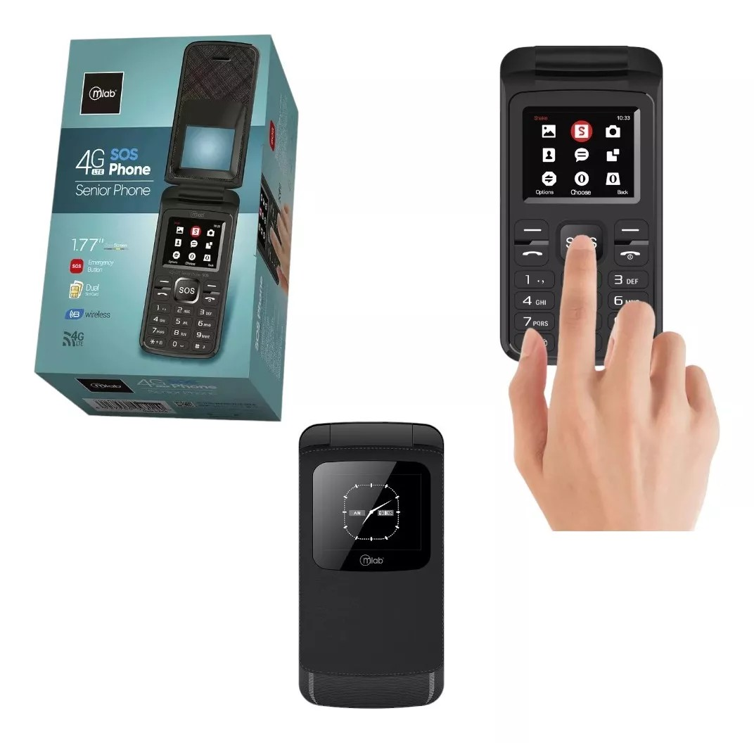 Teléfono Celular Mlab Senior Adulto Mayor 4G