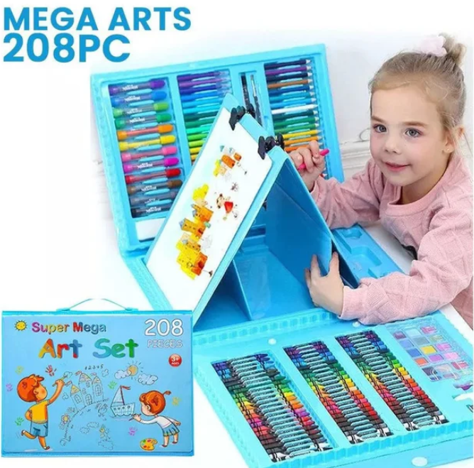 SET DE ARTE PARA NIÑOS 208 PCS