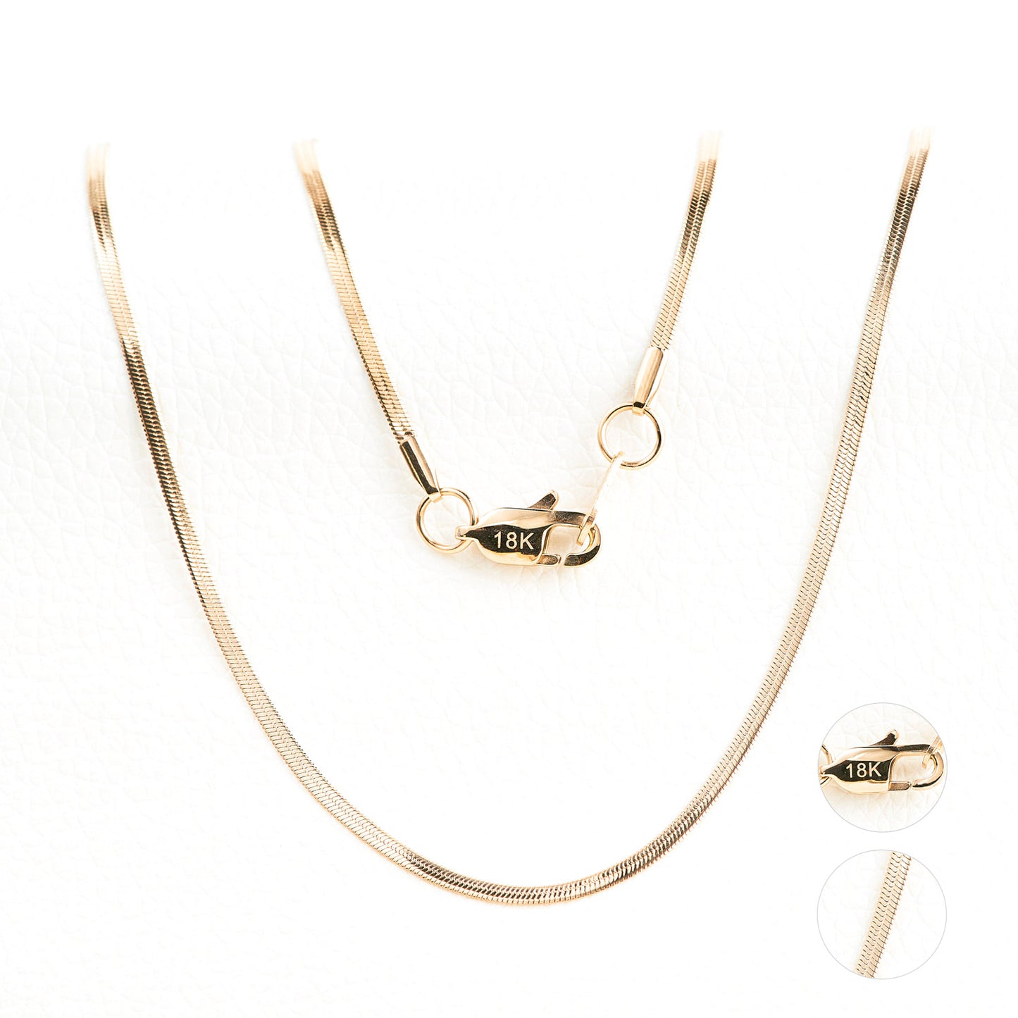 Cadena Egipcia 2mm/45cm broche langosta
