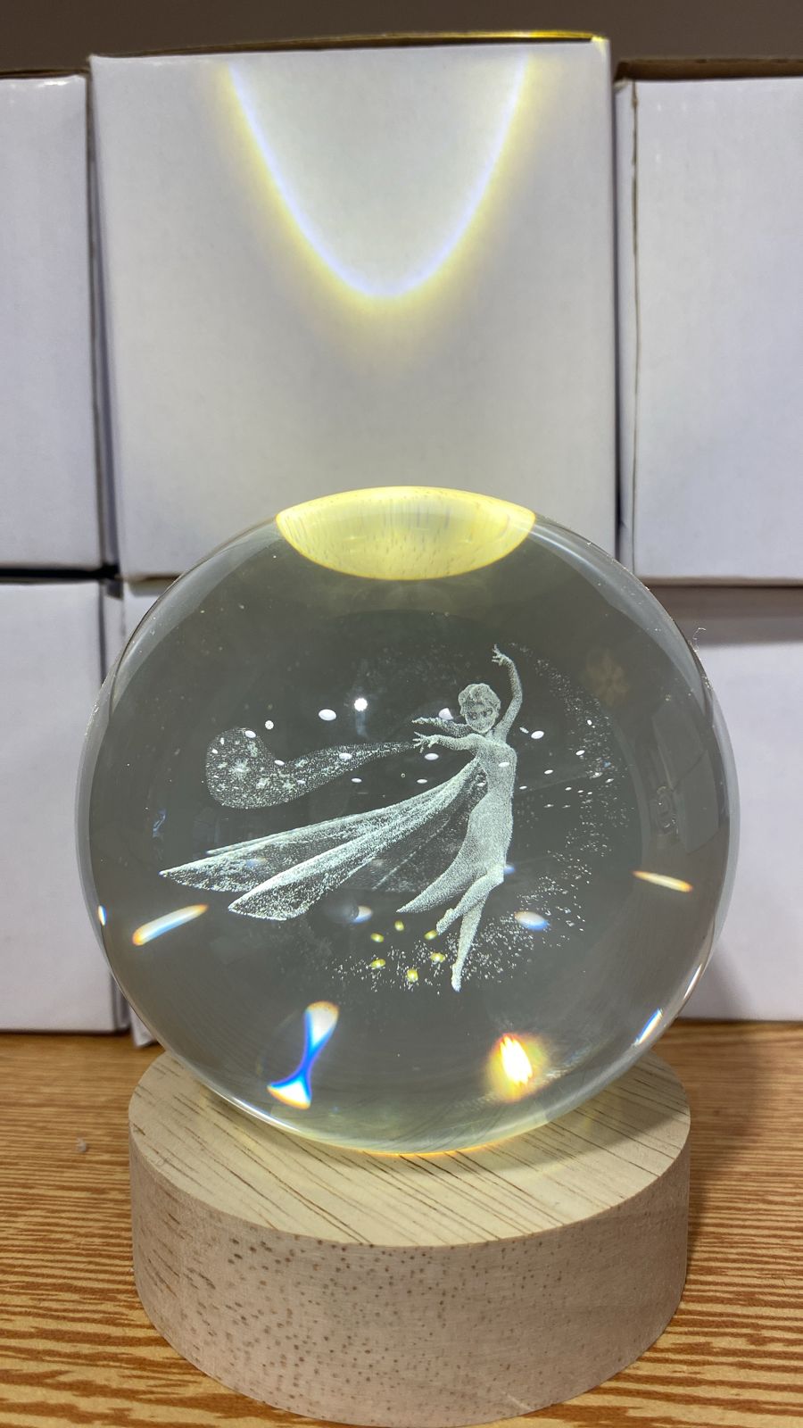Lampara Bola de Cristal