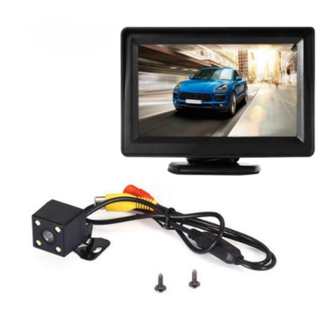 Camara con Monitor LCD para auto