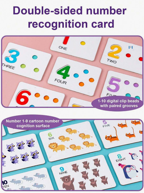 Juego de Matematicas Montessori Para Niños
