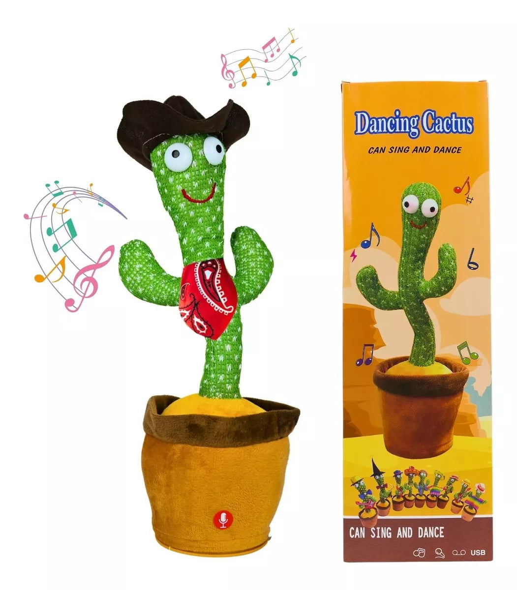 Cactus Bailarín Imita Voz Musical Usb