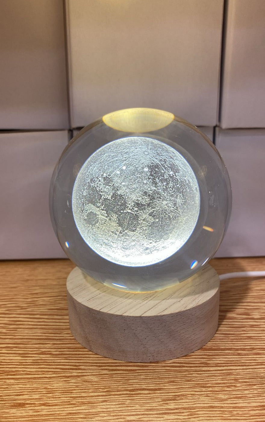 Lampara Bola de Cristal
