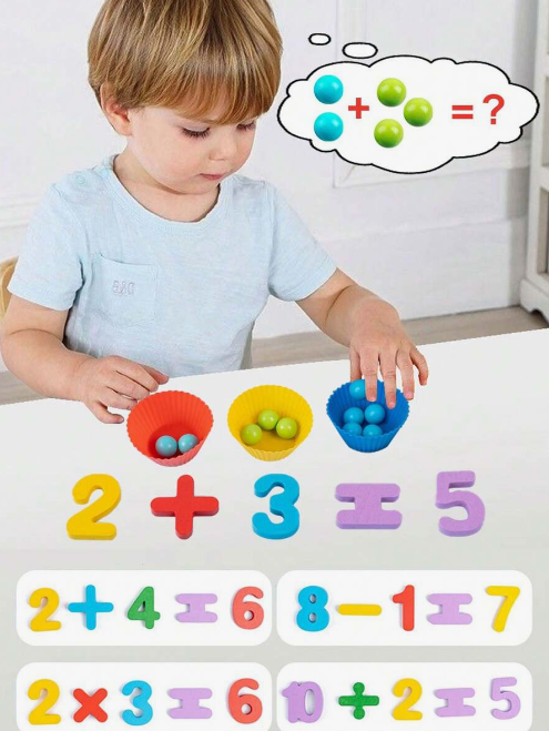 Juego de Matematicas Montessori Para Niños