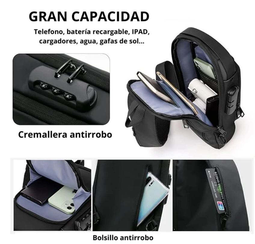 Bolso Cruzado Antirrobos 2025