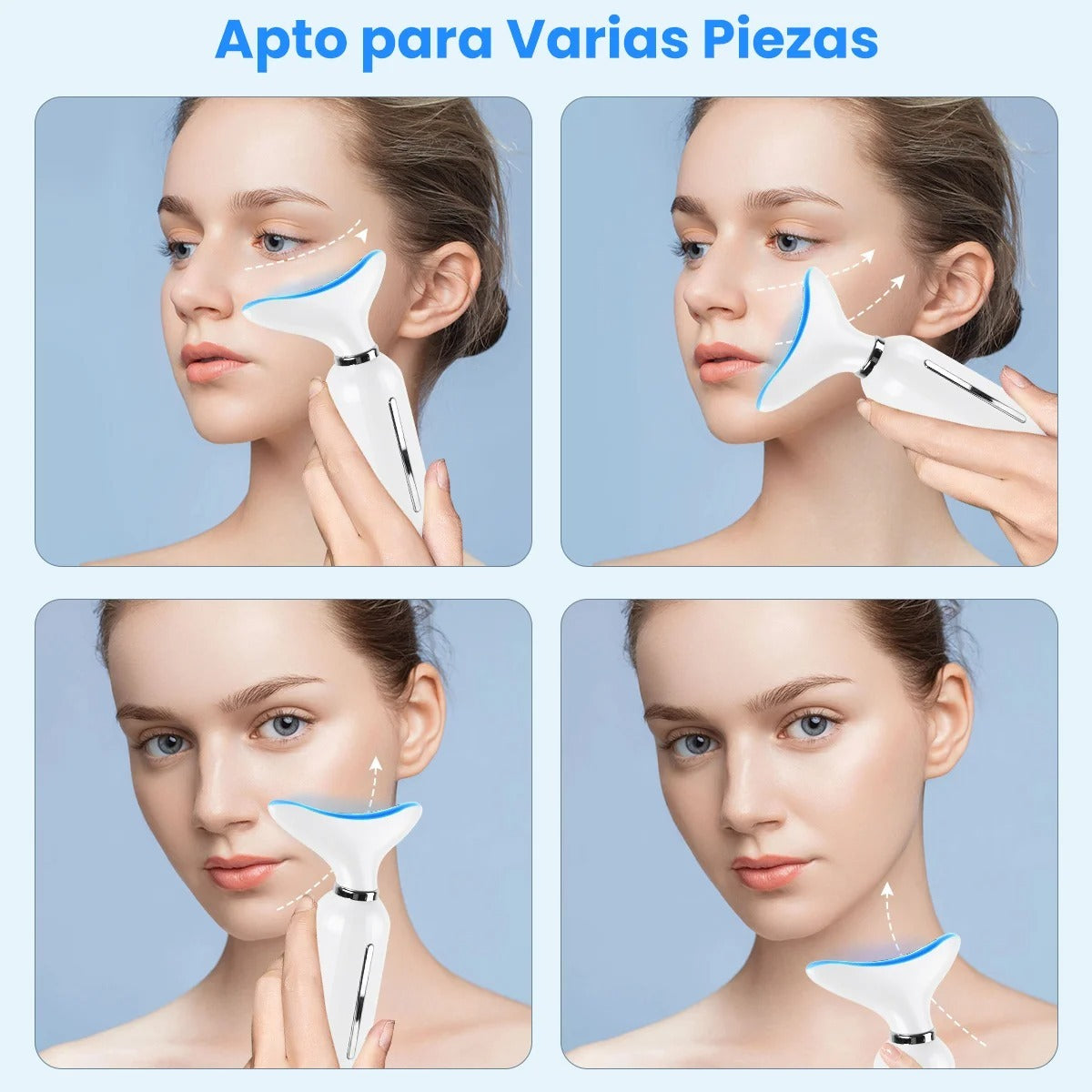 Masajeador facial LED