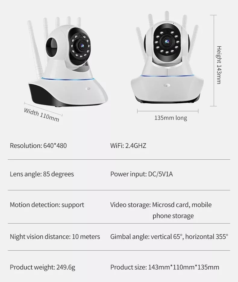 Cámara De Seguridad V20 Con visión nocturna