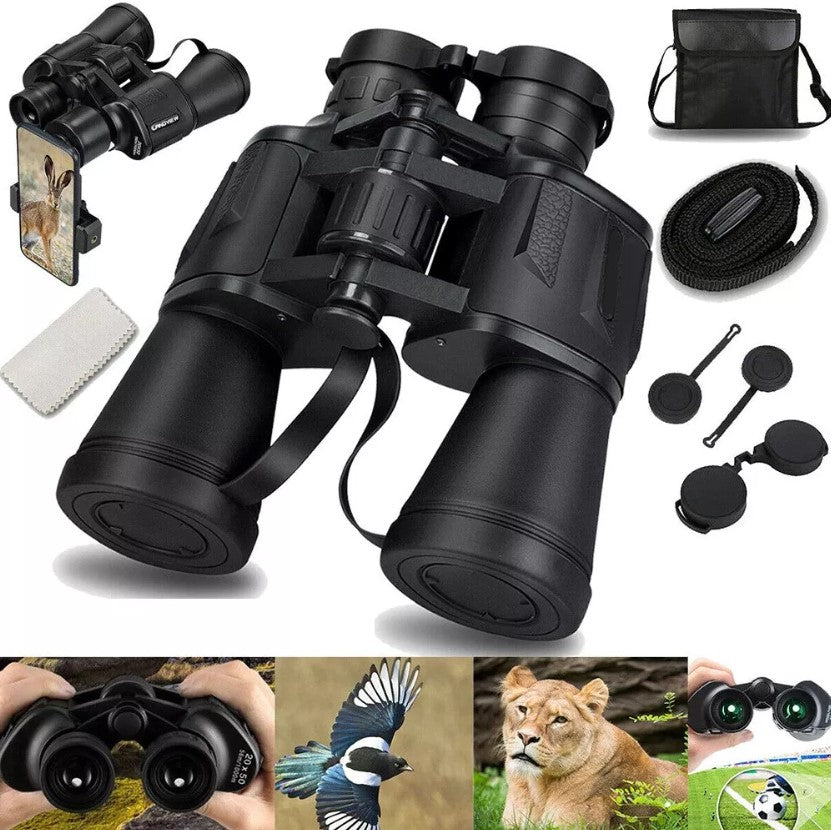 Binocular Profesional 20x50 largo alcance