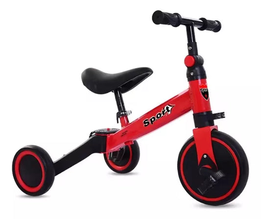Triciclo correpasillo 3 en 1 para niños