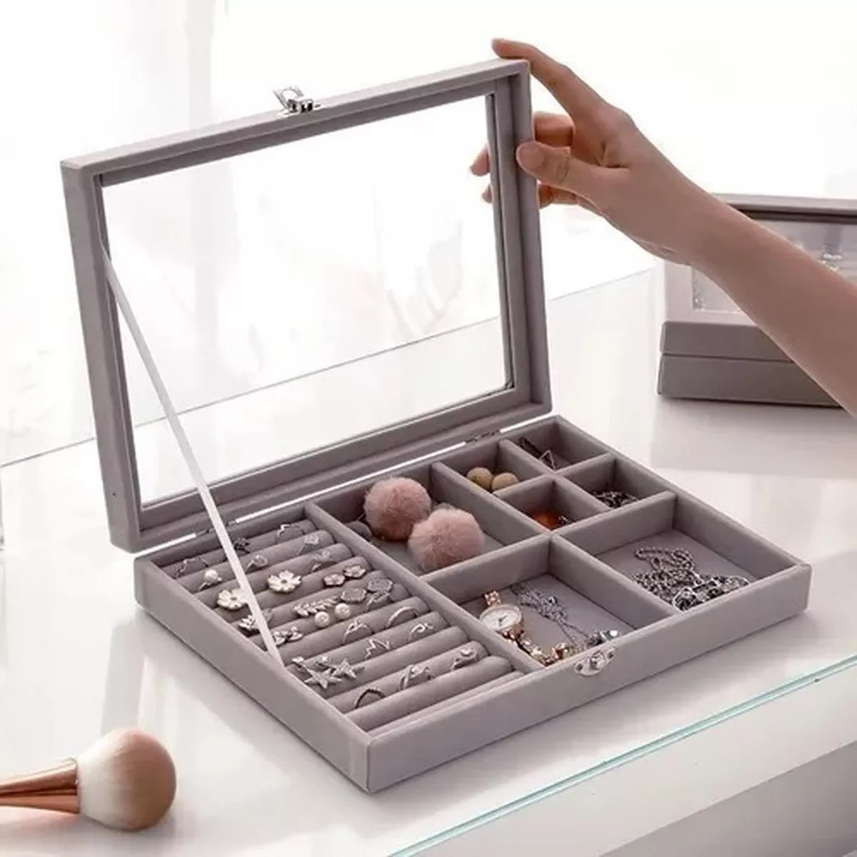 Joyero Organizador Joyas Anillos