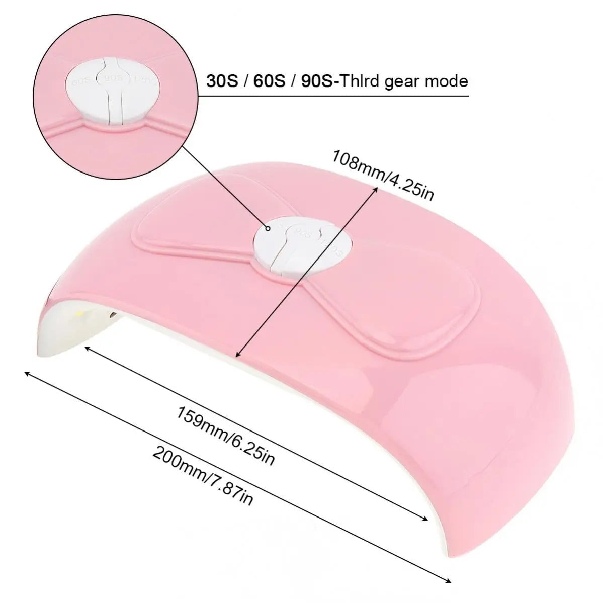 Lampara Led de Uñas