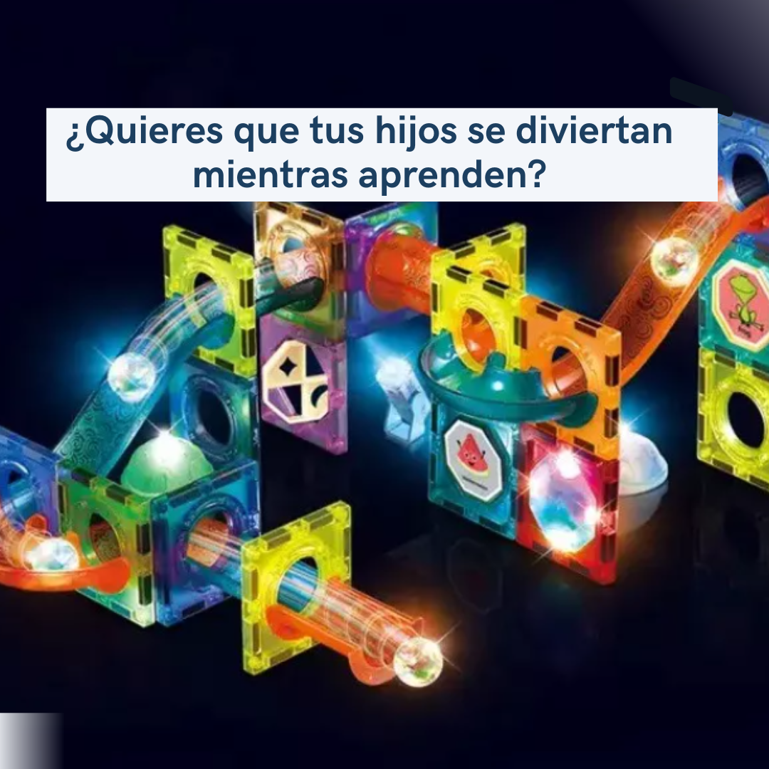 JUEGO DE BLOQUES MAGNÉTICOS DE 40 PCS